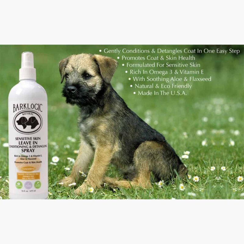 Sensitive Skin Leave In Conditioning & Detangling Spray Tangerine